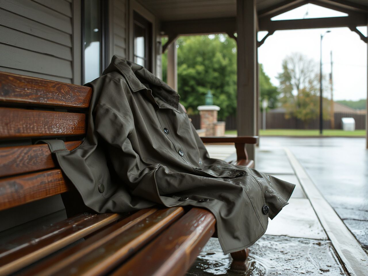 weatherproof rain trench coat, clothing