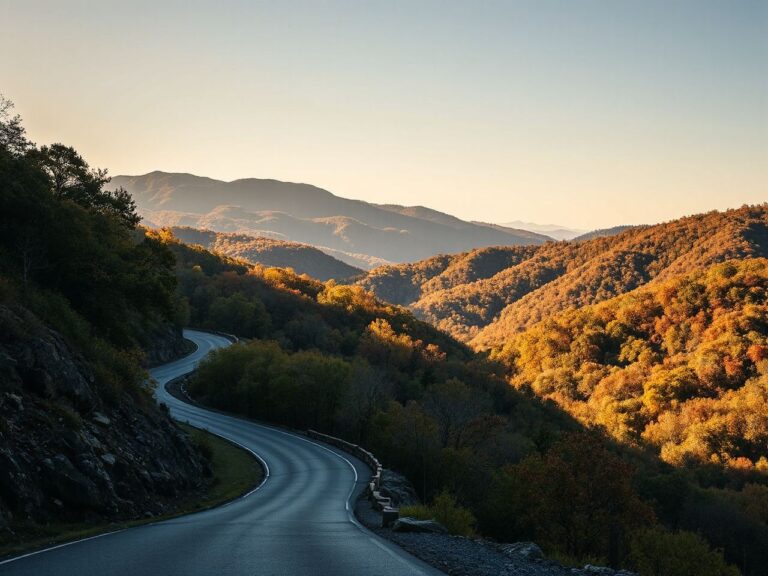 the Back of the Dragon mountain highway near Tazewell and Marion