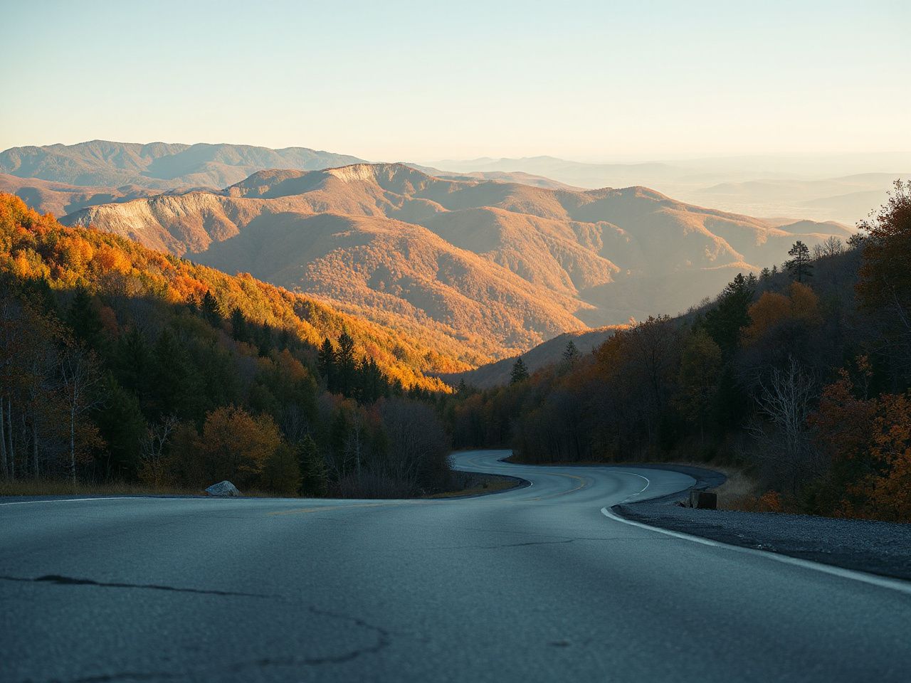 cherohala skyway - detailed view