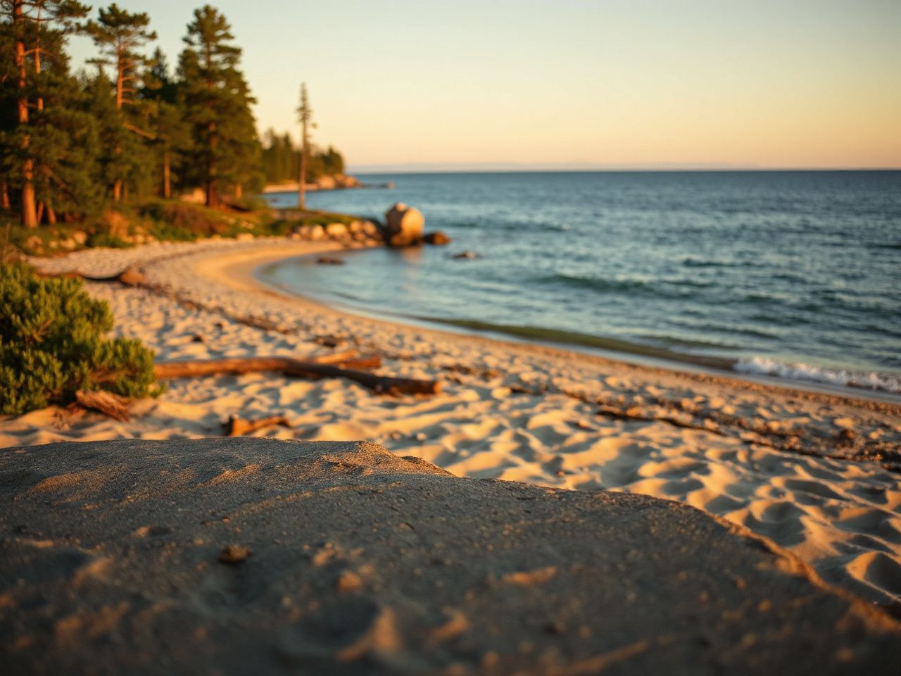 wilderness state park michigan - detailed view